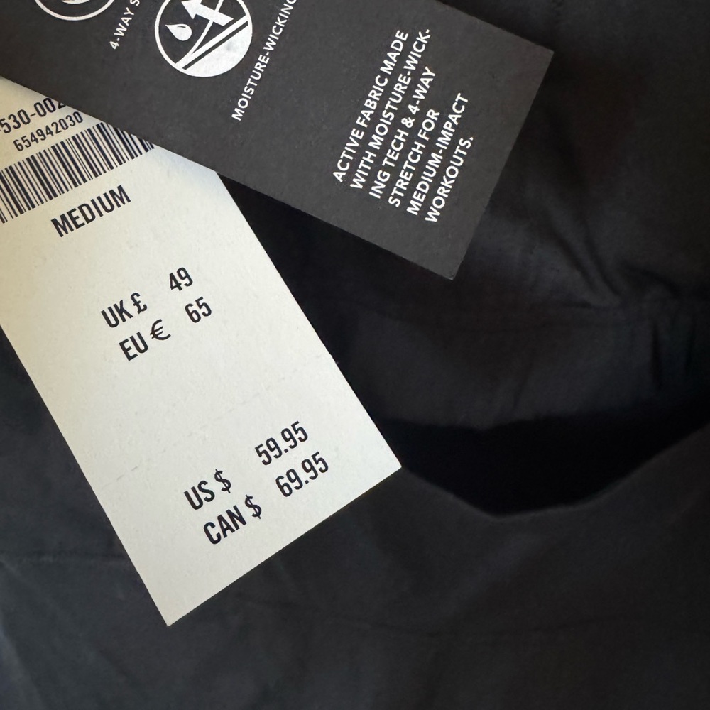 GILLY HICKS Energize Short Sleeve Onesie Bodysuit, size Medium. NWT. - Picture 4 of 5